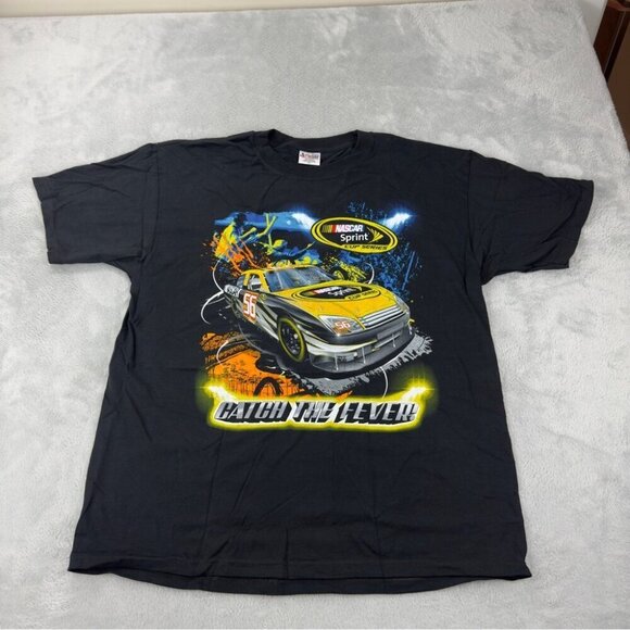 Chase Authentics NWT Men's Sz XL 2013 Sprint Cup Series T Shirt Double Sided AOP - Picture 1 of 11